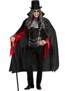 cape noire halloween, cape halloween adulte,