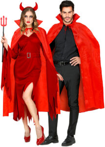 cape rouge halloween, cape de diable halloween