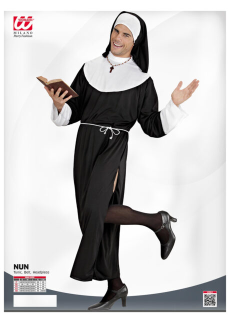 déguisement nonne homme, déguisement bonne soeur homme, costume bonne soeur adulte, costume nonne adulte, costume bonne soeur homme, déguisement bonne soeur homme, Déguisement de Bonne Soeur, Mr Nonne