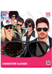 lunettes noires déguisement, lunettes années 80, lunettes police, Lunettes Noires, Multi Personnages