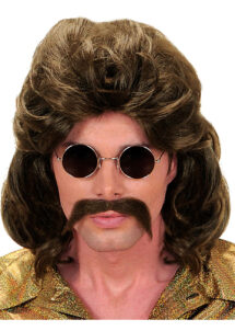 perruque mullet, perruque mulet, perruque homme, perruque disco, perruque disco homme