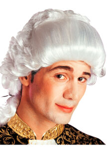 perruque homme, perruque de marquis, perruque versailles, perruque catogan, perruque louis XIV, perruque de noble