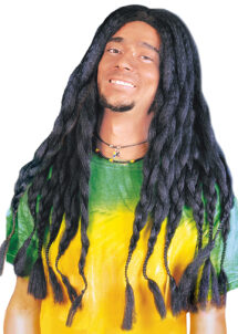perruque pour homme, perruque pas chère, perruque de déguisement, perruque homme, perruque noire, perruque dreadlocks, perruque de rasta, perruque dread