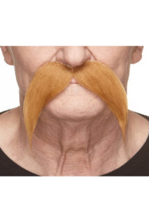 fausses moustaches, postiche, moustache postiche, fausses moustaches réalistes, fausse moustache de déguisement, moustache blonde, moustache de gaulois