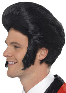 perruque elvis, perruque rock'n'roll, perruque années 50, perruque années 60, perruque du king, elvis presley