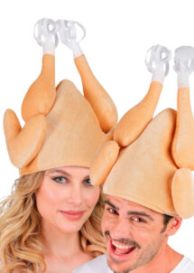 chapeau humour, chapeau dinde de noel, chapeau poulet, bonnet de noel original, chapeau thanksgiving, bonnet de poulet, bonnet de dinde, accessoire noel déguisement, accessoire déguisement noel, chapeau humoristique
