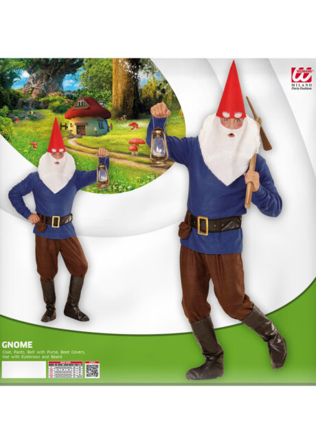 déguisement de nain pour homme, déguisement de nain, déguisement de lutin, costume de nain, déguisement nain blanche neige, se déguiser en nain, Déguisement de Nain ou Lutin, avec Barbe, Bleu