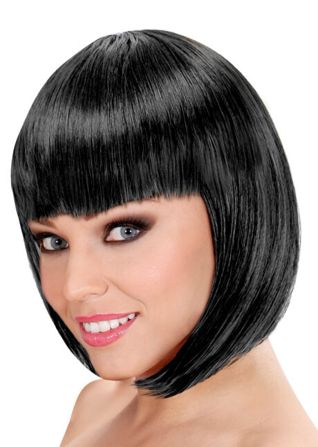 perruque carré noir, perruque noire femme, perruque qualité supérieure noire, carré noir femme, Perruque Loulou, Carré Noir