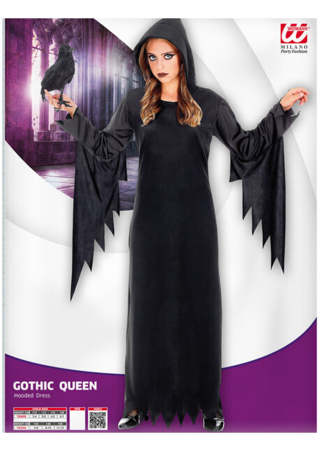 déguisement halloween fille, déguisement mortisia fille, déguisement scream fille, Déguisement Gothic Queen, Fille