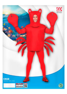 déguisement de crabe, déguisement crabe adulte, déguisement humour, déguisement de poisson