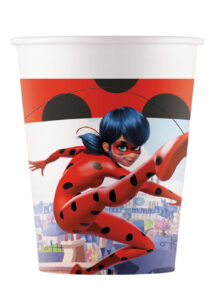 gobelets ladybug, gobelets miraculous, vaisselle miraculous, décorations miraculous