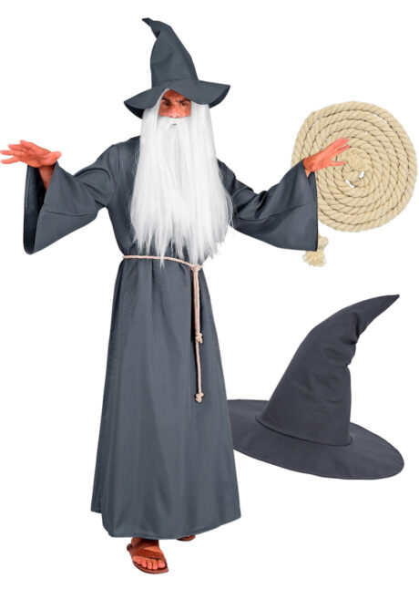 déguisement de sorcier, déguisement de magicien, déguisement de druide, déguisement Gandalf, Déguisement de Magicien Sorcier Gandalf