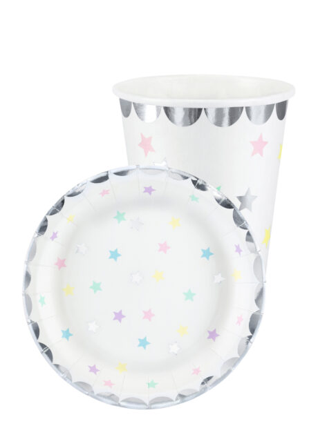 VAISSELLE-JETABLE-ETOILES-DE-LICORNE, Vaisselle Etoiles de Licorne, Gobelets
