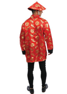 déguisement chinois homme, costume de chinois, déguisement nouvel an chinois, déguisement asiatique adulte