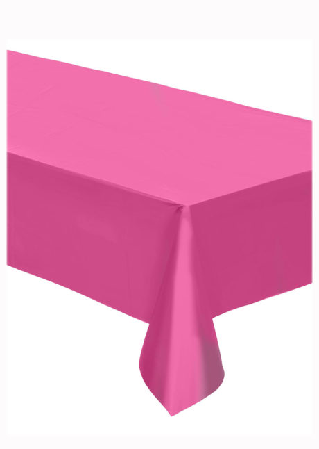 NAPPE-ROSE-FUCSHIA, Vaisselle Rose Fuchsia, Nappe en Plastique