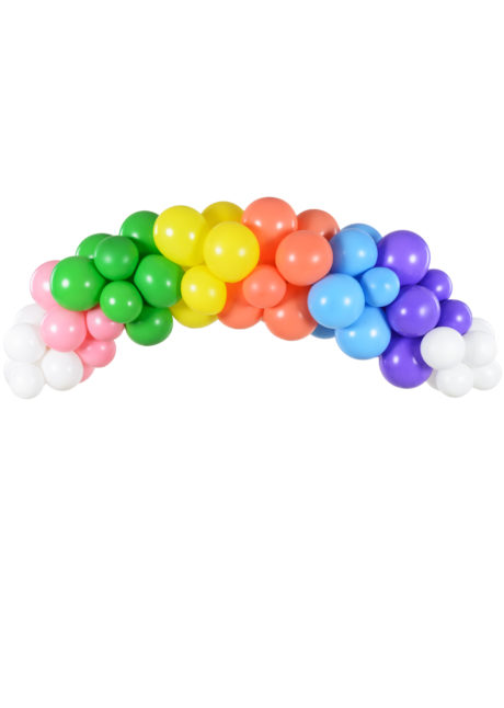 arche de ballons multicolores, arches de ballons, décorations ballons, Arche de Ballons Arc en Ciel, Kit Complet