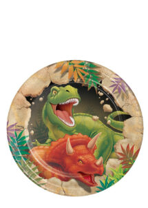 assiettes dinosaures, vaisselle jetable, vaisselle anniversaires