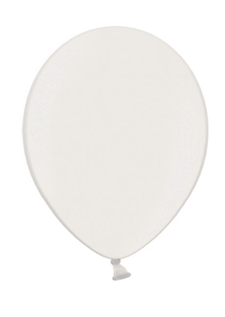 BALLONS-BLANCS-METAL-SB14M-008_01, Ballons Blanc Pur Métal, en Latex, x 10 ou x 50