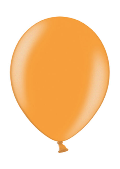 ballons oranges, ballons de baudruche, ballons hélium, Ballons Oranges Métal, en Latex, x 10 ou x 50