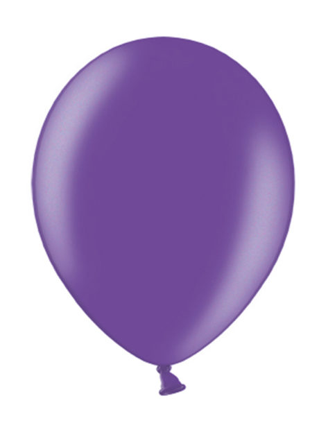 ballons violets, ballons baudruche, ballon hélium, Ballons Violets Métal, en Latex, x 10 ou x 50