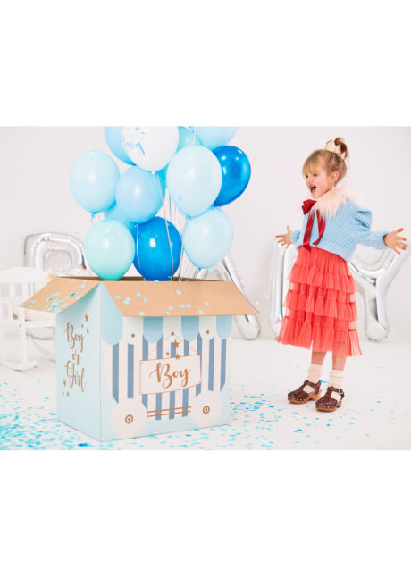 boite à ballons babyshower, carton pour ballons surprises, baby showers, Boite à Ballons Surprise pour Baby Shower