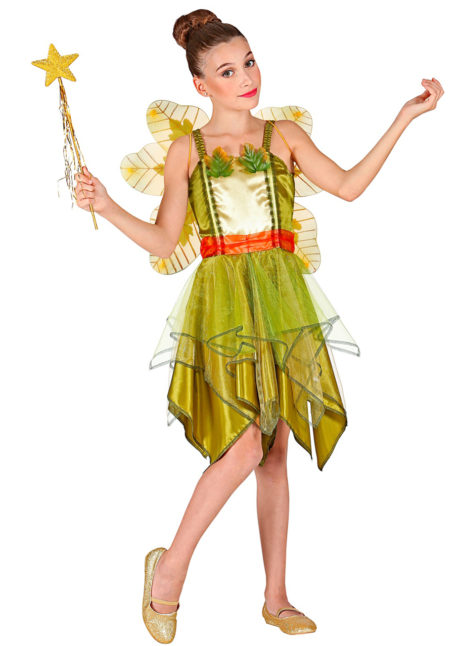 déguisement fée clochette, déguisement fée verte fille, déguisement fille fée, déguisement mardi gras enfant, costume fée clochette enfant, Déguisement de Fée de la Foret, Fille