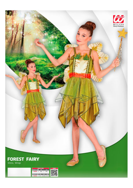 déguisement fée clochette, déguisement fée verte fille, déguisement fille fée, déguisement mardi gras enfant, costume fée clochette enfant, Déguisement de Fée de la Foret, Fille