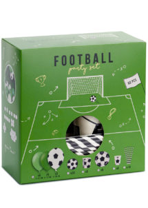 vaisselle foot, coffret vaisselle foot, kit vaisselle foot anniversaire, Vaisselle Ballon de Foot, Boite Coffret Anniversaire