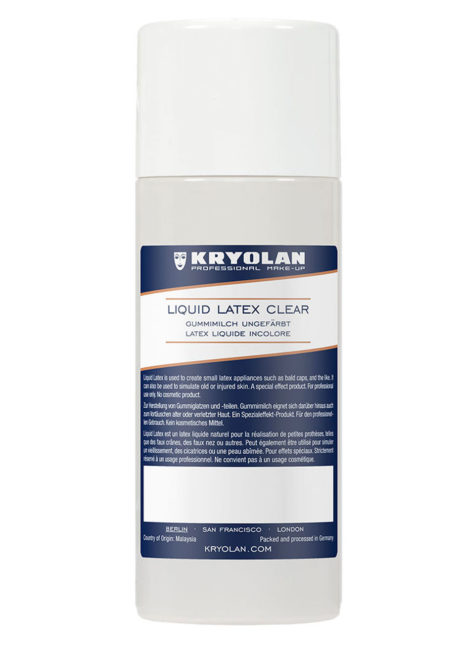 latex liquide kryolan, maquillage latex halloween, effets spéciaux latex halloween, latex liquide maquillage, latex liquide déguisement, latex liquide qualité, latex liquide halloween, Latex Liquide, Kryolan, 250 ml