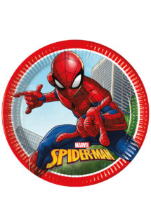 assiettes Spiderman, vaisselle Spiderman, assiettes jetables Spiderman