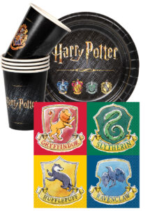 serviettes en papier Harry Potter, anniversaire Harry Potter, goûter d'anniversaire, vaisselle jetable Harry Potter