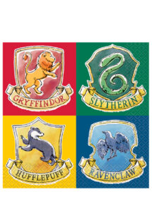 serviettes en papier Harry Potter, anniversaire Harry Potter, goûter d'anniversaire, vaisselle jetable Harry Potter