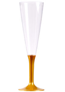 flûtes à champagne, flutes en plastique, vaisselle en plastique, verres en plastique, flutes jetables