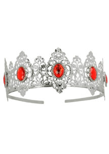 couronne de princesse, couronne de reine, diadème, tiare, Diadème de Princesse Royale, Argent et Rubis