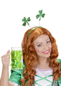 serre tête Saint Patrick, chapeau Saint Patrick, trèfles Saint Patrick, accessoire saint patrick
