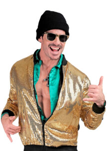 blouson paillettes, veste paillettes, bombers paillettes, paillettes dorées sequins, veste disco