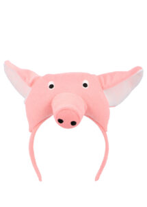 serre-tête de cochon, accessoire déguisement de cochon, chapeau de cochon, peppa pig