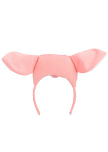 serre-tête de cochon, accessoire déguisement de cochon, chapeau de cochon, peppa pig