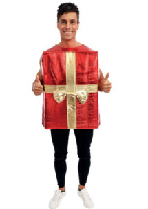 déguisement de cadeau, déguisement de paquet cadeau, déguisement de Noël, déguisement humour
