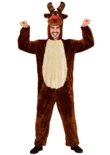 déguisement de renne, costume de renne, déguisement de Renne de Noël fourrure