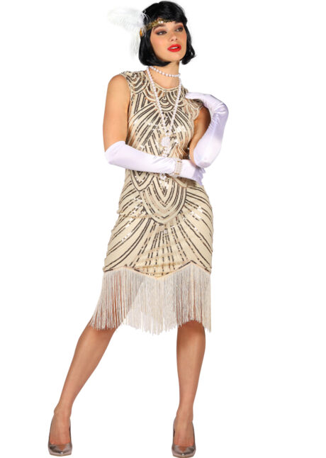 déguisement années 20, robe années 20, robe Charleston, déguisement Gatsby femme, robe à franges années 30, Déguisement Charleston Années 20, Robe Foxtrot, Premium