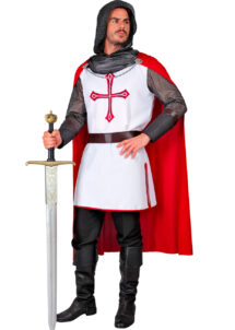 déguisement de chevalier homme, costume chevalier homme, déguisement chevalier adulte, déguisement templier