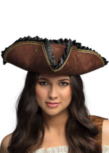 chapeau de pirate femme, chapeau de pirate tricorne